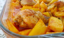 Fırında Patatesli Tavuk Tarifi ve Malzemeleri