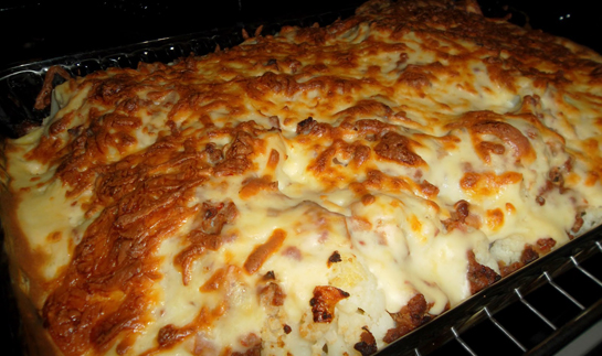 Beşamel Soslu Fırında Karnıbahar